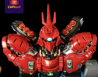 Limited-serie handgemaakte Sazabi Gundam-sets Keycap: Cherry MX Mechanical Keyboard PBT Keycaps