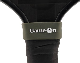 Pickleball Paddle Grip Band – "Game On" Motivational Accessory