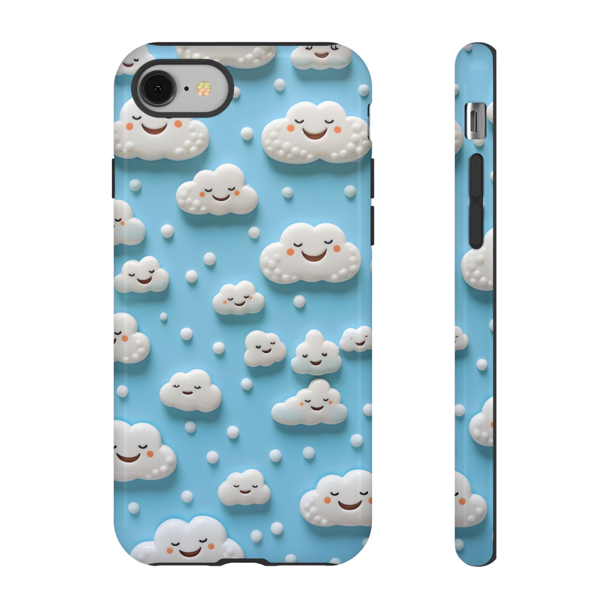 Happy Little Clouds in the Sky 3D Phone Case | 3D Phone Case | iPhone 16 | Pixel | Samsung