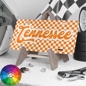 Tennessee License Plate, Volunteers Tag, TN Vanity Plate, Tennessee Unisex Gift