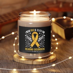 Deaf Awareness Candle: ASL Gift, Soy Wax Aromatherapy