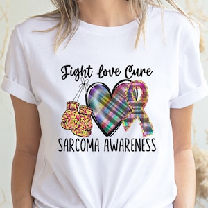 Sarcoma Awareness Shirt, Sarcoma Survivor, Sarcoma Gift, Sarcoma Walk, Sarcoma Clothing, Sarcoma Support, Yellow Day, Yellow Ribbon, Cancer