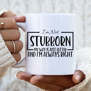 Stubborn Girl Quote - Etsy