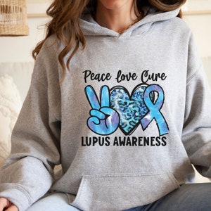 Lupus Awareness, Lupus Warrior, Lupus Hoodie, Lupus Gift, Lupus Walk, Lupus Clothing, Lupus Support, Lupus Awareness Hoodie, Support Squad