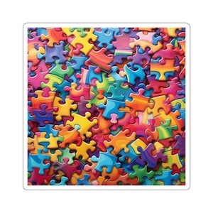 Autismesticker, therapeutsticker, eigenlijk autistisch, autismebewustzijn, ADHD-sticker, regenboogstickers, leuke stickers, autistische geschenken