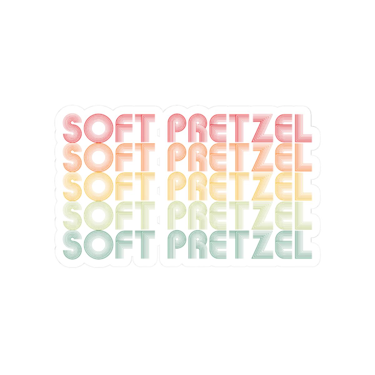 Pretzel Day Stickers, Fun Foodie Gift, April 26 Celebration, Yummy Pretzel Design, Food Lover Decal, Snack Enthusiast Sticker, Pretzel Lover