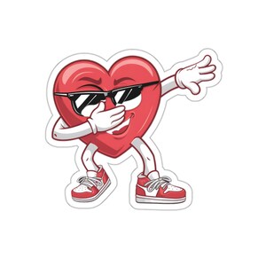Valentine Heart Stcker | School Valentine Sticker | Valentines Gift Tag | Kids Valentine Sticker | Valentines Day Sticker | Planner Stickers
