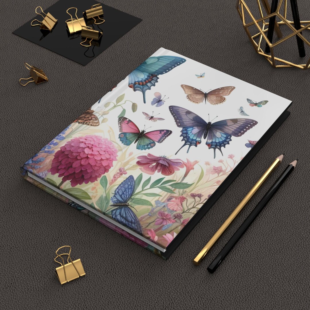Butterfly Notebook Travel Journal Unique Gift for Writers Artists ...