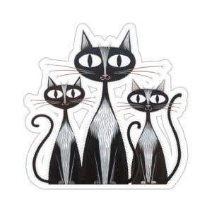 Cat Lover Sticker, Water Bottle Sticker, Laptop Sticker, Waterbottle Sticker, Cat Stickers, Cat Stickers, Cat Lover Gift, Animal Sticker