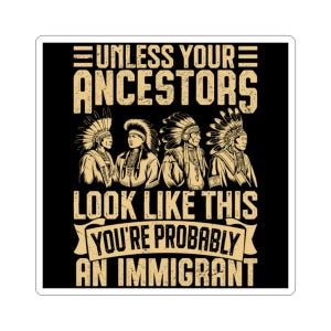 Sticker immigrant erfgoedmaand, sticker diversiteit, cadeau culturele viering, laptop sticker, plakboeklabel, sticker multiculturele trots