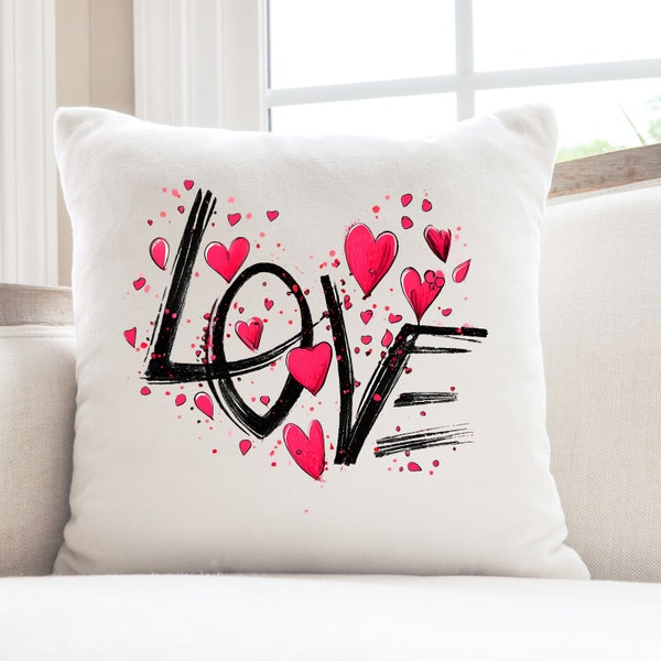 Love Throw Pillow, Valentines Day Throw Pillow, Spring Pillow, Fall Pillow, Pillow Grandma, Pillow Mom, Décor Pillow