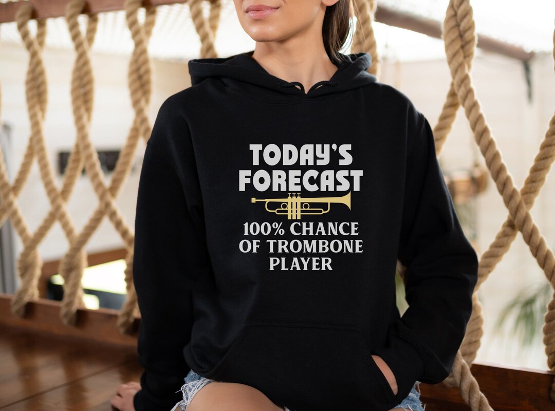 Trombone Gifts Trombone Hoodie Music Lover Hoodie Trombone Etsy