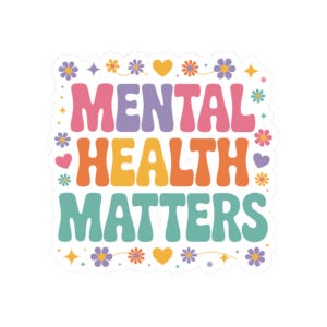 Mental Gesundheit wichtig Aufkleber, Geschenk Therapeut, You Matter Auto Aufkleber, Selbstfürsorge Aufkleber, positive Affirmation Aufkleber, personalisierter Laptop