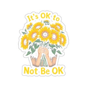 Therapy Sticker, Mental Health Inspirational Gift, Planner Sticker, Self Love Gifts, Suicide Prevention, Car Decal, Self Love, You Matter