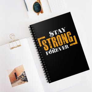 PTSD Awareness Journal, Military Flag Theme, Veteran Support, USA Patriotic Diary, Soldier Gift