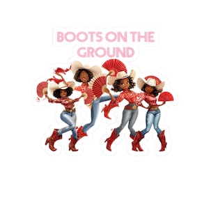 Stickers cowgirl, Sticker bottes sur le sol, Sticker cowgirl western, Sticker amateur de rodéo, Sticker fille de la campagne, amoureux des chevaux, cowgirl noir
