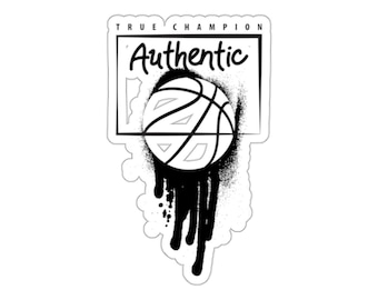 Adesivo Baskettsball, Adesivi Sportivi, Adesivo Bottiglia d'Acqua, Adesivo Decalcomanie Squadra Basket, Adesivo Laptop, Regali Sportivi