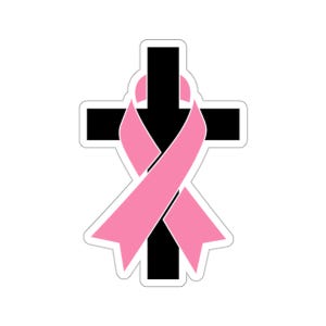 Breast Cancer Survivor Sticker, Breast Cancer Decal, Cancer Sticker, Car Decal, Pink Ribbon Sticker, Laptop Sticker, Water Bottles Sticker