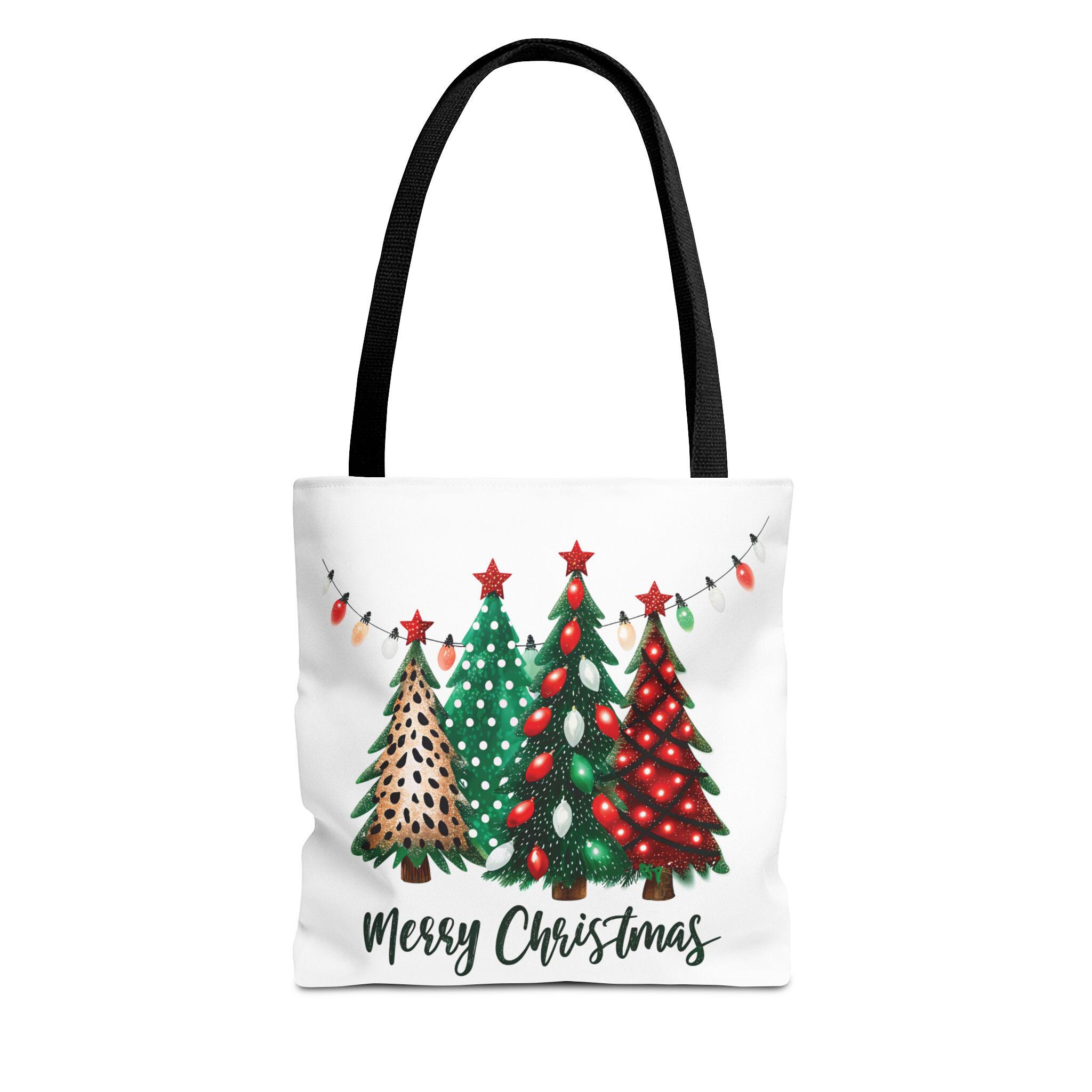 すーちゃんのクリスマスバッグ クリスマスツリートートバッグ、ホリデーギフトバッグ、季節の