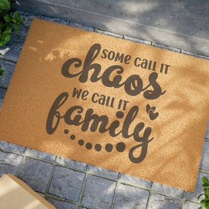 Funny Family Door Mat, Housewarming Gift, Funny Family Door Mat, Wet Grass Mat, Welcome Mat, Front Door Mat, Family Door Mat, Home Decor