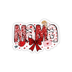 Pegatina de mamá de San Valentín, regalo de Nana, regalo del Día de la Madre, pegatina de Grammy, regalo de futura abuela, pegatinas de revelación de bebé, regalo de abuelos