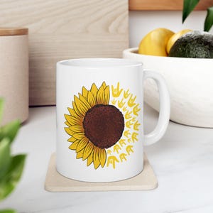 Taza de cerámica con lenguaje de señas americano, taza de café ASL, taza de té con cultura sorda, artículos para beber con lenguaje de señas con gestos con las manos, regalo para intérprete.