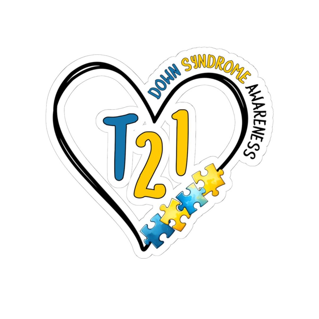 Down Syndrome Awareness Sticker, Inspirational Support Gift, Special ...