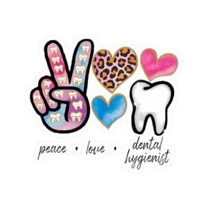 Adesivos para dentista, adesivo para higienista dental, adesivo para dente, decoração para consultório odontológico, presente para assistente de dentista, formatura em odontologia, faculdade de odontologia