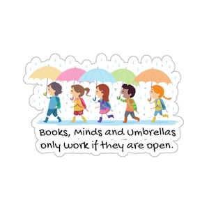 Read Banned Books | Book Sticker | Vinyl Stickers | Empowered Women Sticker Gift | Teacher Gift | Book Lover | Kindle Sticker
