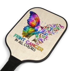 Breast Cancer Awareness Pickleball Paddle Kit, Pink Ribbon Gift, Pickleball Gift, Pink Ribbon Tournament Prizes, Charity Events Gift