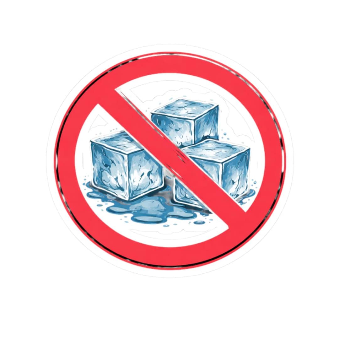 Ice No Label No ICE Enforcement Symbol Sticker, Anti-ice Car Decal, Political Label ...