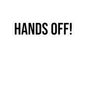 Political Hands Off Kiss-Cut Stickers, Pro-Choice Sticker, Feminist Sticker, Women&#39;s Rights Sticker, Reproductive Rights Sticker