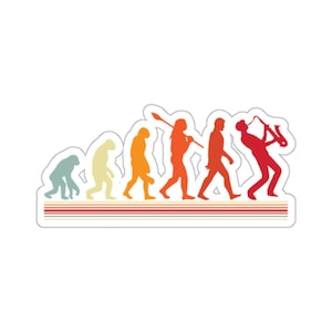 Sticker jazz, Sticker pour ordinateur portable, Art du jazz, Sticker groupe de jazz, cadeau pour musicien, Sticker voiture jazz, instrument de musique, Sticker valise Louisiane