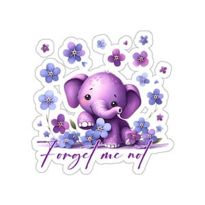 Alzheimer bewustzijn sticker, sticker engelenvleugels, ziekte van Alzheimer, paars lint, Alzheimer laptop sticker, laptop sticker, Tumbler sticker