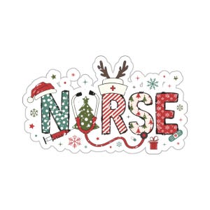 Pegatina de enfermera, pegatinas de atención médica, pegatinas médicas, regalo de la semana de la enfermera, pegatinas de urgencias, pegatinas de estudiante de enfermería, pegatinas de enfermera registrada, pegatinas de paramédico.