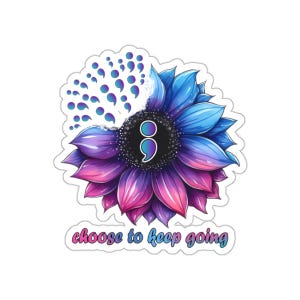 Mental Health Sticker, Suicide Prevention Sticker, Suicide Awareness Sticker, Car Decal, Vet Med Caduceus, 988 Decal, Self Love, You Matter