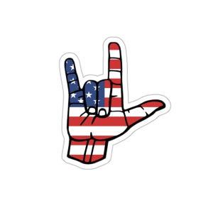 American Sign Language Sticker, Asl Teacher Sticker, Asl Gift, Sign Language Gift, Teacher Graduation Gift, Educational Sticker, Asl Sticker