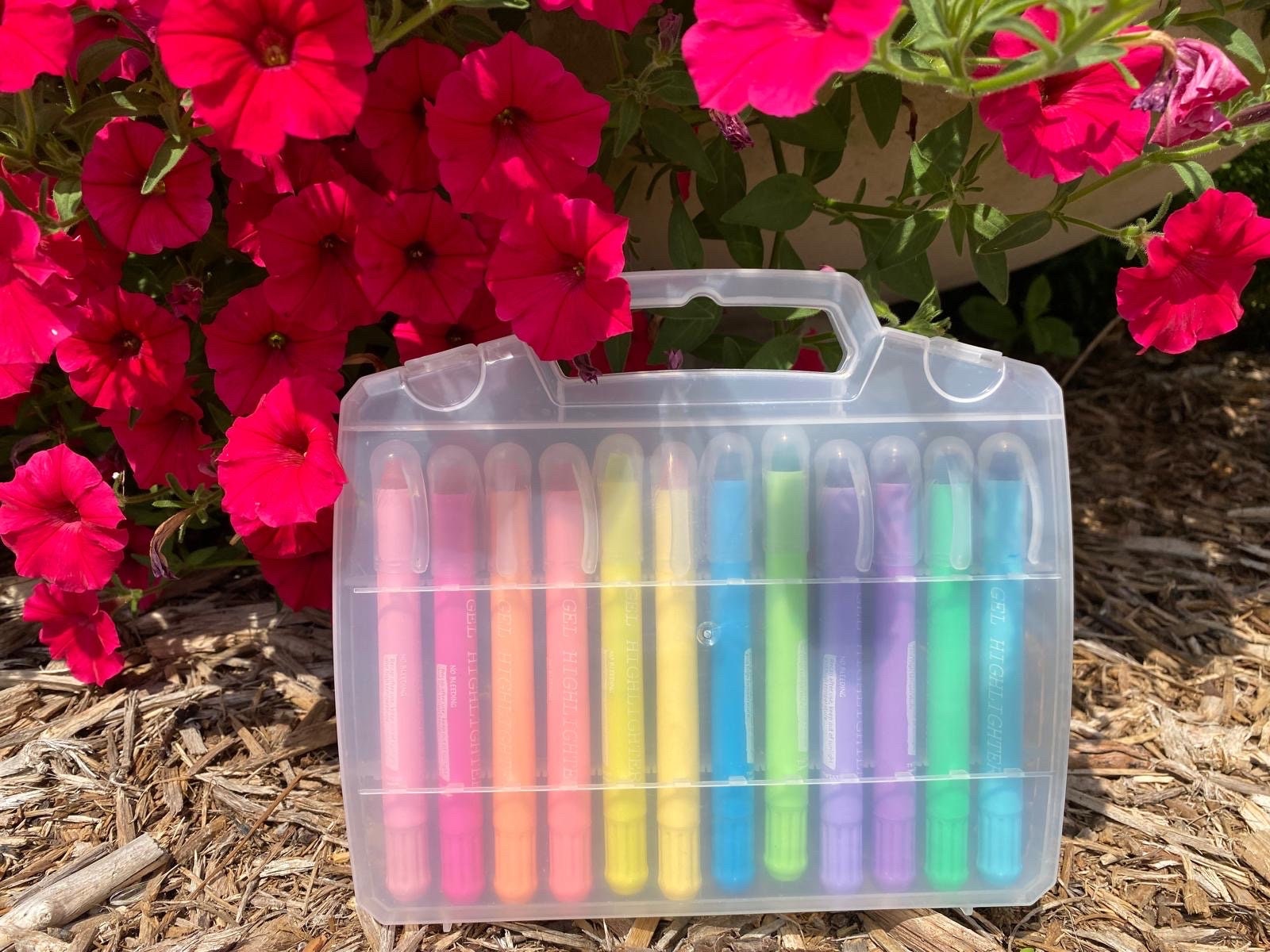 Bible Highlighters / 12 Pack Assorted Colors/ Gel Highlighters Pens Set