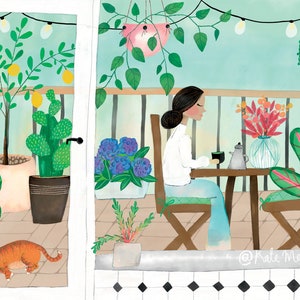 Patio Garden POSTCARD Postcrossing