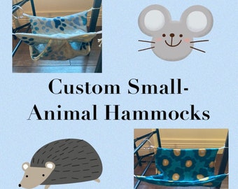 Hamacas personalizadas para animales pequeños