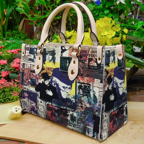 Elton John Leather Bag,Elton John Lover Handbag,Elton John Handbag,Custom Leather Bag,Elton John Woman Handbag,Personalized Bag,Shopping Bag