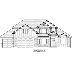 2-Story House Plan 4 Bedroom 2.5 Bath 2556 Sq. Ft. Residential Plans Floor Plans