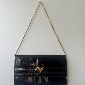 Vintage Holt Renfrew Clutch with Strap - Made in Italy