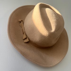 Bollman USA The Natural Tan Cream 100% wool USA Vintage Size Large Western Bollman Wool Hats for Men for sale | eBay main image 4