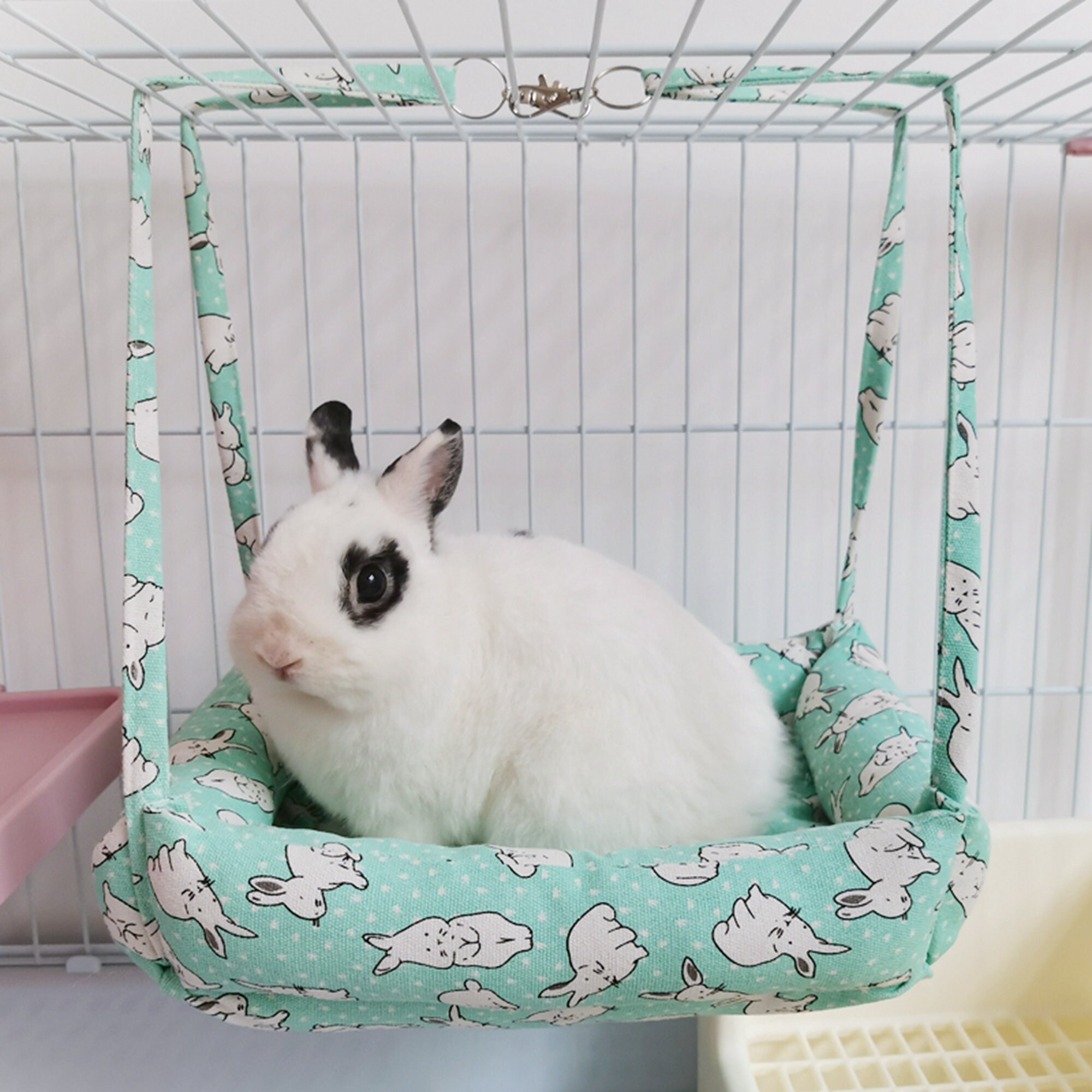 Rabbit Bunny Pet Bedcute Rabbit Hammockbunny Snug Bedpet Etsy