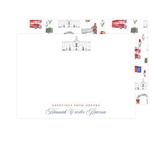 Oxford Mississippi Stationery, Ole Miss Notecards, College Stationery, Graduation Gift, Personalized