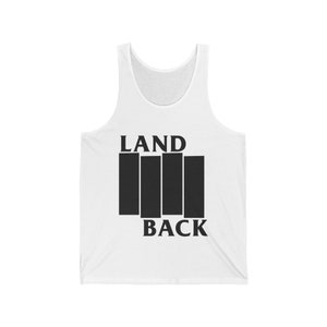 Land Back - Unisex Jersey Tank
