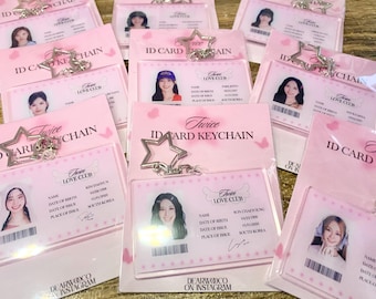 TWICE ID Keychain
