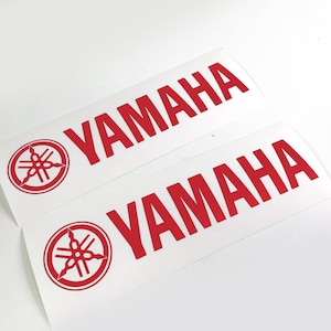 Adesivo decalcomania Yamaha 3 M Moto d'acqua rossa Set di 2