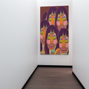 La decoración de la belleza nativa indígena pared arte lienzo decoración imprimible descargar